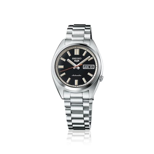 Image of Seiko Men's Analog Watch, Black_Metallic, Retro