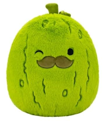 Image of Squishmallows, Fuzzamallows, Charles The Green Pickle, 12 Inch Stuffed Plush Toy