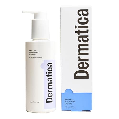 Image of Dermatica Balancing Glycerin Gel Cleanser | Clarifying Cleanser for Removing Makeup | Controls Oil and Clears Pores (200 ml)