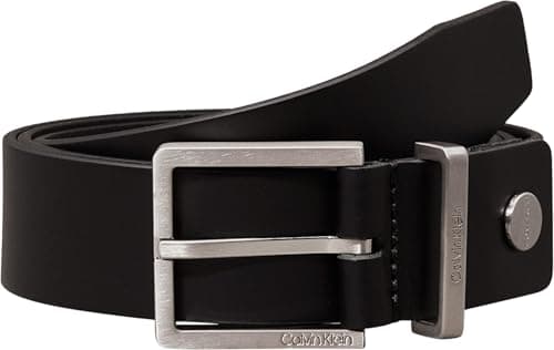 Image of Calvin Klein Men's Casual Adj. Belt 3.5cm K50k504301 Belts, Black (Black), 115