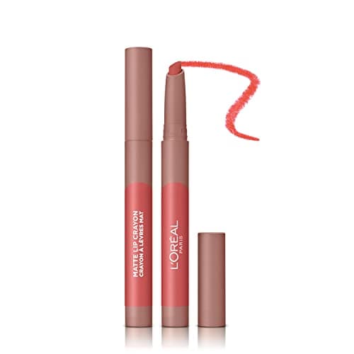 Image of L'Oreal Paris Nude Lipstick Infallible Very Matte Lip Crayon, Smudge Proof, Enriched with Jojoba Oil and Vitamin E, Comfortable Lasting Feel, Shade: 105 Sweet and Salt