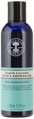 Image of Neal's Yard Remedies English Lavender Bath & Shower Gel | Clean Your Body & Relax Your Mind | 200ml