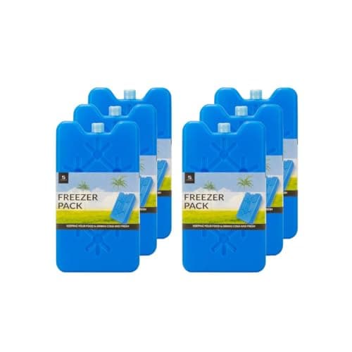Image of ZANGCO Reusable Ice Pack Freezer Blocks - Long-Lasting Cold Gel Packs, Compact, Non-Toxic, and BPA-Free, Ideal for Camping, Picnics, and Outdoor Activities (3, 200ML)
