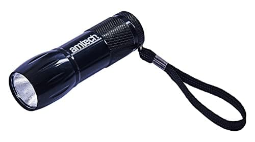 Image of Amtech 3W COB LED Mini Torch Aluminium, 120 Lumens with Wrist Strap, Ideal for Camping, Cars and Emergency Lighting