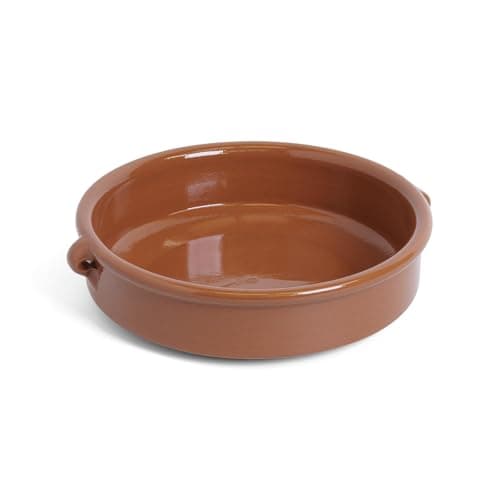 Image of Amazing Cookware SB103 Natural Terracotta 17cm Round Dish, Brown
