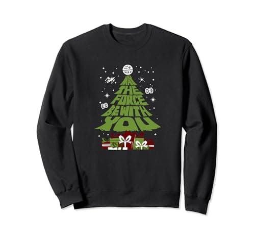 Image of Star Wars May The Force Be With You Christmas Tree Sweatshirt