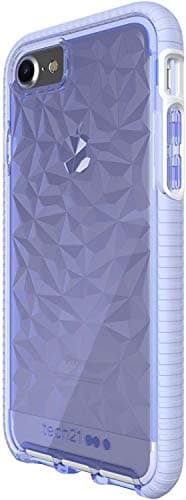 Image of tech21 T21-5406 Evo Gem Protective Phone Case for Apple iPhone 7- Lilac