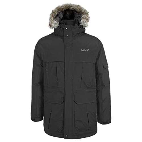 Image of Trespass DLX Mens Waterproof Down Parka Jacket Padded Outdoor Winter Coat Highland