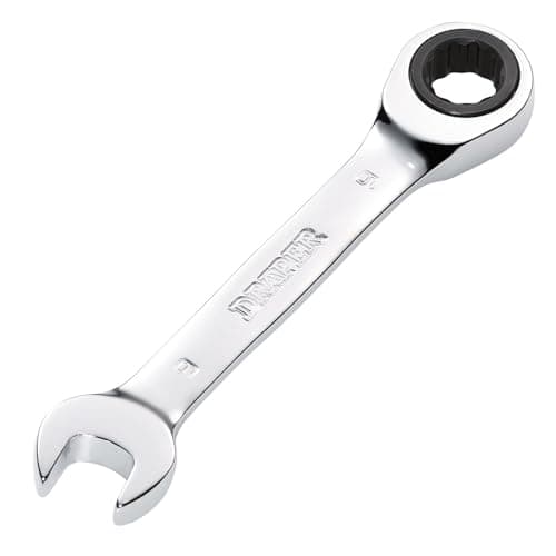 Image of Draper 27851 HI-TORQ Metric Stubby Ratchet Combination Spanner, 9mm