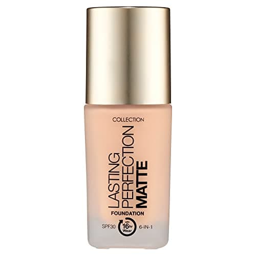 Image of Collection Cosmetics Lasting Perfection Matte Foundation, Full Coverage, 27ml, Buttermilk