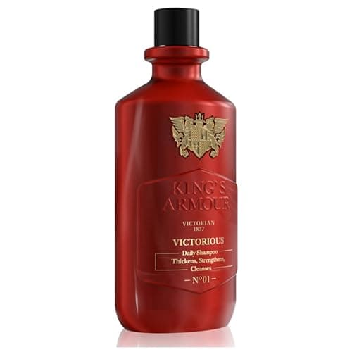 Image of King’s Armour Victorious Daily Shampoo – Biotin-Enriched Formula for Thicker, Stronger Hair – Deep Cleansing & Nourishing Shampoo for Men – Sulphate-Free – 350 ml