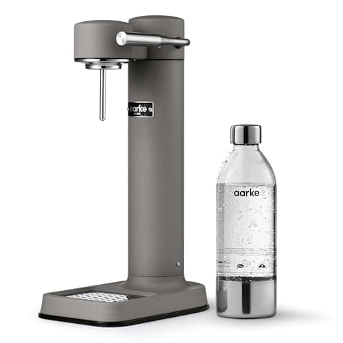Image of Aarke Carbonator 3, Sparkling Water Maker with Water Bottle, Matte Grey Finish