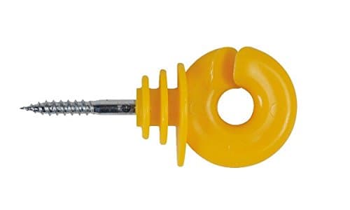Image of Horizont Ring Insulator, "Farmer Is-S", Short Support, Yellow (50 Pack)