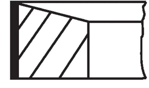 Image of Mahle Original 015 05 N0 Piston Ring Set