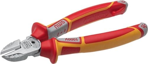 Image of Nws 134-49-VDE-160-SB Number 134-49 VDE Side Cutter, Red/Yellow, 160 mm