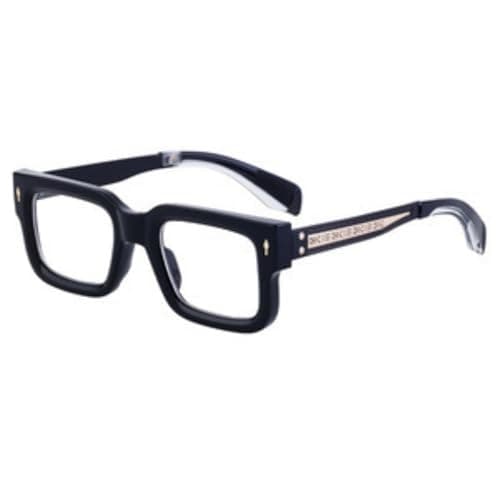 Image of MUTYNE Thick Frame Sunglasses For Women Men, Double Beam Retro Driving Sunscreen Uv400(C2)