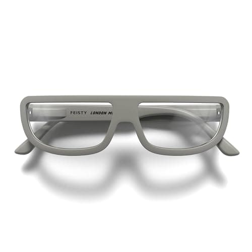 Image of LONDON MOLE® Feisty reading glasses | Cool rectangular shaped readers | Men’s Women’s Unisex | Spring hinges