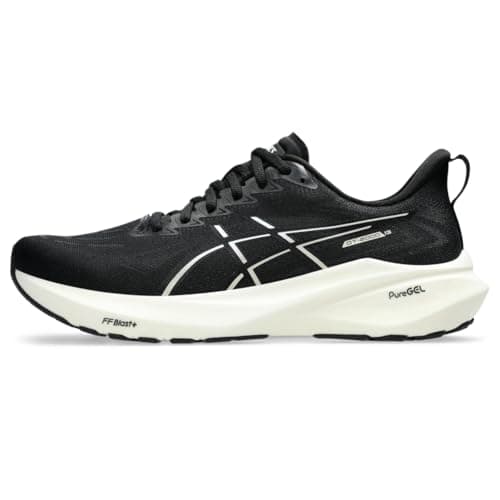 Image of Asics Men's GT-2000 13 Running Shoes, Black/White, 10 Wide
