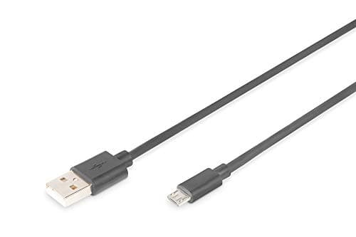 Image of DIGITUS DK-300110-010-S USB 2.0 Cable, USB-A Male to Micro USB-B Male, 1 m