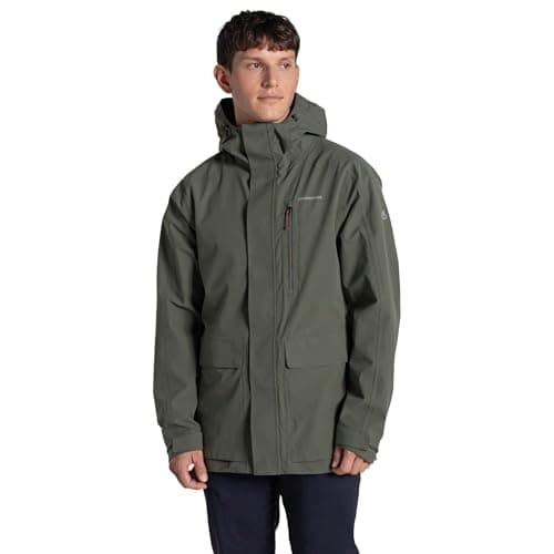 Image of Craghoppers Mens Lorton II Jacket Waterproof Hiking Breathable Walking Coat