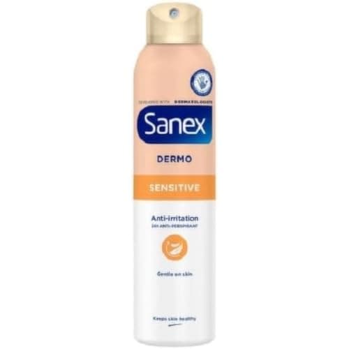 Image of Sanex Dermo Sensitive Antiperspirant Deodorant Spray 250ml