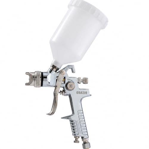 Image of ORAZIO HVLP Air Paint Spray Gun Gravity Feed 1.4mm Nozzle 600CC Professional Quality Painting Sprayer for Car Auto Repair Furniture Fence Surface Coating 2254204