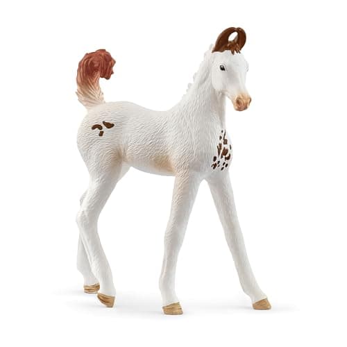 Image of SCHLEICH Horse Club - Marwari Foal - 3" Hand-Painted Collectable, Realistic Toy Horse Figurine for Girls and Boys. Durable Educational Figure for Fun Imaginative Play. Cool Kids Toys Ages 5+ 14896