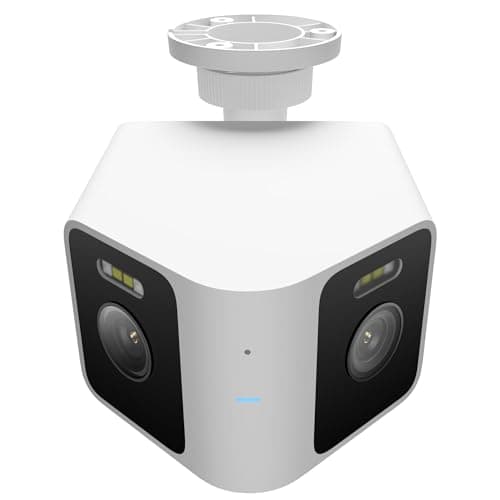 Image of XIAOMI CW100 Dual Lens Outdoor Security Camera 2K 3MP WiFi Camera CCTV 180° Wide Angle AI Motion Detection Color Night Vision IP66 Weatherproof Works with Alexa & Google