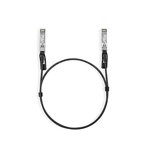 Image of TP-Link TL-SM5220-1M | 1 Meter/ 3.3 Feet 10G SFP+ Direct Attach Cable (DAC) | Passive Twinax Cable | 10GBASE-CU SFP+ to SFP+ Connector | Plug and Play | LC Duplex Interface