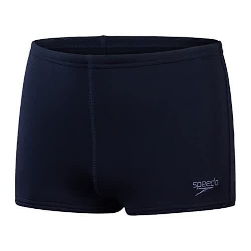 Image of Speedo Boys Eco Endurance+ Aquashort Swimming Trunks | Chlorine Resistant | Quick Drying | Stretch Fabric | Recycled Material | Comfort Fit Swimwear, True Navy, 7-8