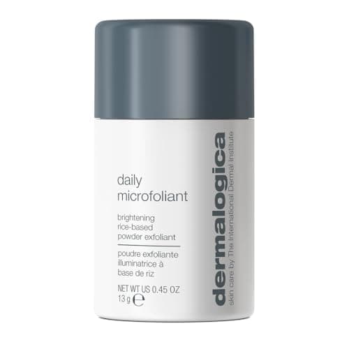 Image of Dermalogica Daily Microfoliant - Gentle Face Exfoliator Scrub Powder with Salicylic Acid, Rice Enzymes and Papain - Achieve Brighter, Smoother Skin Every Day, 13g Travel Size