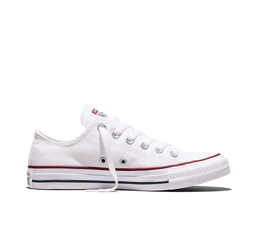 Image of Converse All Star Low Trainers White Canvas - 9 UK