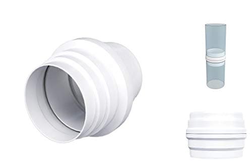 Image of 4" 5" 6" Condensation Duct Connector Heat Recovery Extractor Shower Bathroom Fan (4" 100mm)