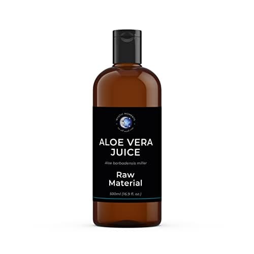 Image of Mystic Moments | Aloe Vera Juice | Aloe Barbadensis Leaf Juice with Potassium Sorbate & Citric Acid | Hydrating Ingredient for Skin, Hair & DIY Cosmetics | Vitamin-Enriched Botanical Base | 500ml