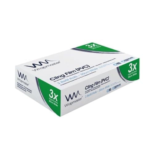 Image of Wrapmaster 3000 Cling Film Refill Pack - 3 x 300M Roll