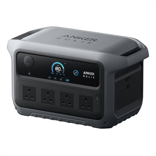 Image of Anker SOLIX C2000 Gen 2 Portable Power Station, 2400W (Peak 4000W) Solar Generator, 2048Wh LiFePO4 Battery, Fast Charge 100% in 58 Min, Home Backup, Emergency, Camping & RVing