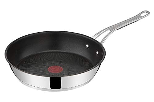 Image of Tefal Jamie Oliver Cooks Classic Frying Pan, Stainless Steel, 28 cm