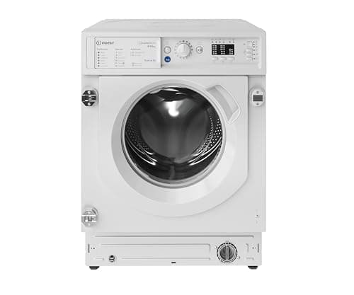 Image of Indesit Push&Go Integrated Washer Dryer - White - 8+6 kg - 1400rpm - D/B Rated - BI WDIL 861485 UK