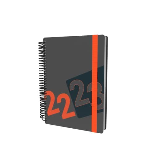 Image of Collins Delta Day to a Page Diary 2022-23 Orange,A5 (210 x 148)