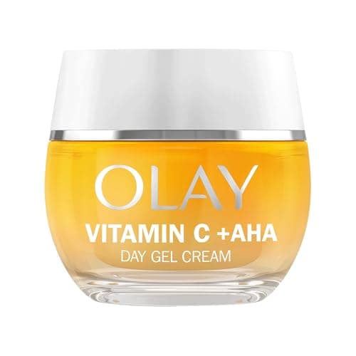 Image of Olay Vitamin C Face Moisturiser Day Gel Cream, Skincare with AHA, Niacinamide 99% Purity and Vitamin E. Brightening Skin Care: Anti Dark Spot Action, Evens, Hydrates. Non-Greasy, Non-Sticky. 50ml