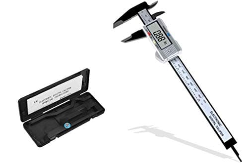 Image of Digital Vernier Caliper, 150 mm / 6 Inch Digital Calliper with Large LCD Display for Exterior, Interior and Depth Measurement,Mm/Inch Conversion Measuring Calipers Tool (Silver)