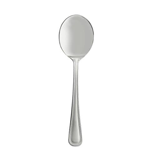 Image of Viners Bead 18/0 Silver Stainless Steel Soup Spoon