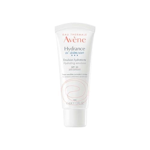 Image of AVENE Hydrance - SPF 30 Light Hydrating Cream - 24H Moisturising Emulsion - Protects, Softens & Comforts - With Avène Thermal Spring Water & Cohederm™ - Dehydrated Sensitive Skin - 40 ml