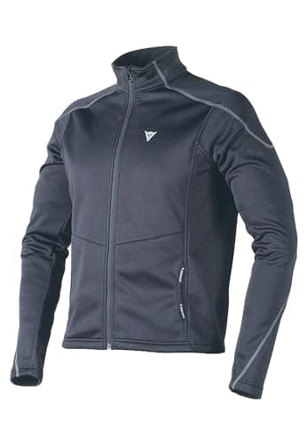 Image of Dainese - No Wind Layer D1 Windproof Jacket, Thermal Insulating and Water Repellent Second Layer Jacket, Softshell for Motorbike & Ski, Elastic Under Jacket, Protects from Wind & Rain, Black