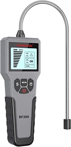 Image of KINGBOLEN BF200 Brake Fluid Tester,Brake Fluid Diagnostic Test Tool,Hydraulic Fluid/Fluid/Oil Moisture Analyser with LCD Screen, Akustischer Alarm Tester for DOT3 DOT4 DOT5.1.