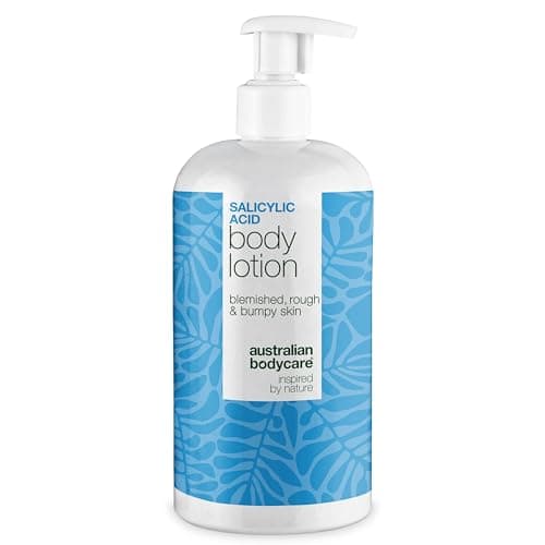 Image of Body lotion with salicylic acid 500 ml – fights blemishes, dry and oily skin. With BHA, niacinamide, and hyaluronic acid for exfoliation and hydration