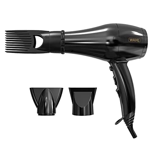 Image of Wahl Hairdryer, PowerPik 3000, Dryer for Women, Hair Dryer with Pik Attachment, Afro Hairdryer, Afro-Caribbean Hair, Three Heat Settings, Anti-frizz Drying