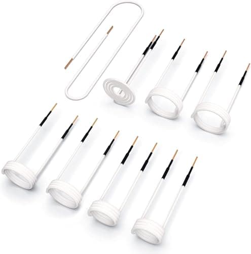 Image of Induction Heater Coil Kit 8PCS Most Used Induction Heater Coils with Varying Lengths Magnetic Heat Resistant Induction Heater Tool with Flexibility and Long Lifespan For Removing Rusty Bolts and Nuts