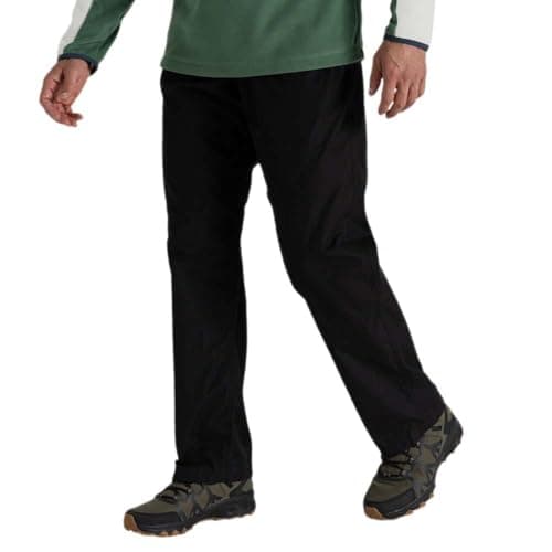 Image of Craghoppers Mens Kiwi Classic II Trousers Hiking Pants, Black, 36W Short UK
