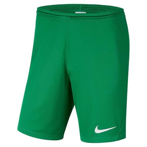 Image of NIKE Mens Dri-fit Park 3 Shorts, Pine Green/(White), M EU